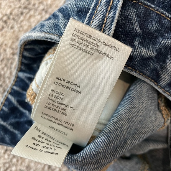 Free People Western Slouchy Bootcut Flare Jeans Sz 26 - Picture 9 of 11